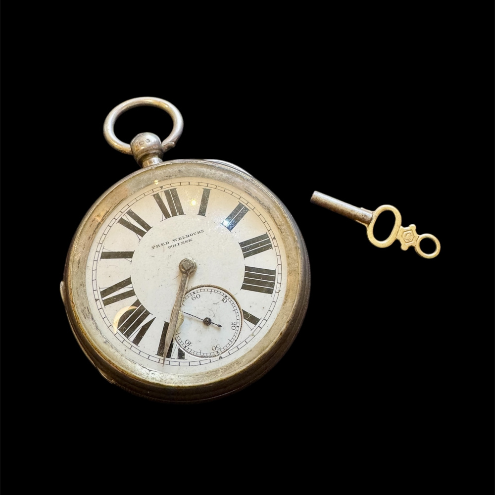 Silver Pocket Watch, Fred Wilbourn of Thirsk