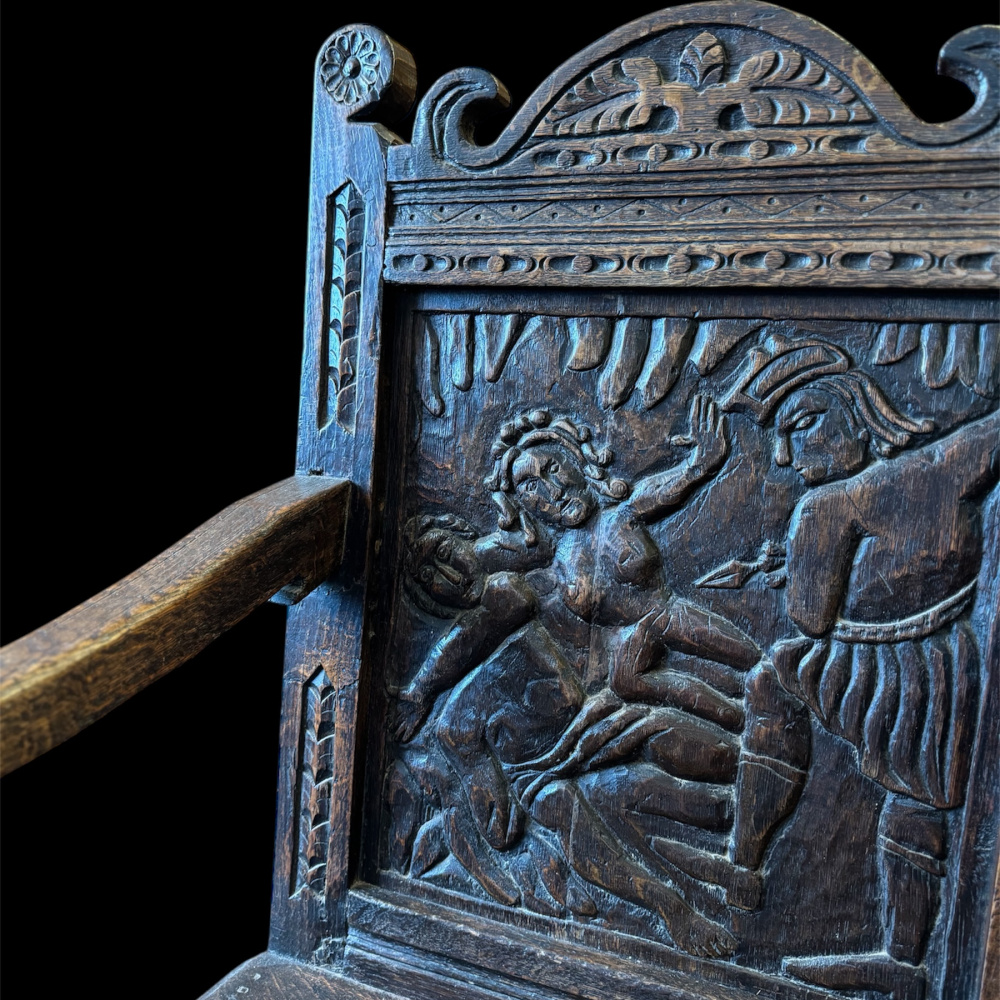 Wainscot style chair c.1890
