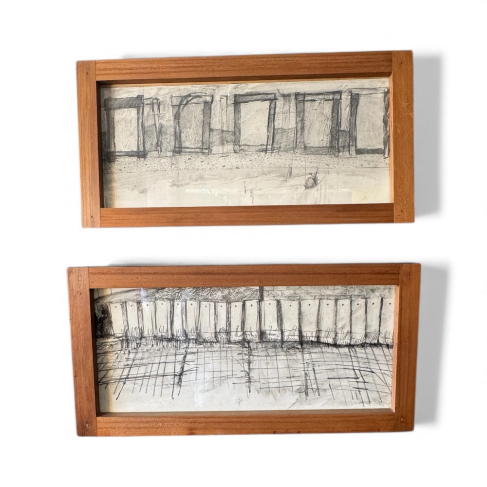 Original drawings by Sculptor John Tinney