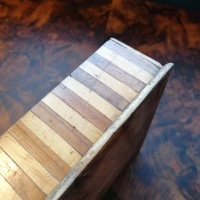 Scottish treen cutlery tray, very rare, banded c.1890 thumbnail