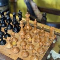 F H Ayres Chess set. The Staunton Chessmen thumbnail