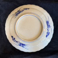 A pair of Chinese blue and white chargers c.1900 thumbnail