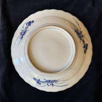 A pair of Chinese blue and white chargers c.1900 thumbnail
