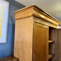 French Linen Cupboard, 1920âs, French walnut thumbnail