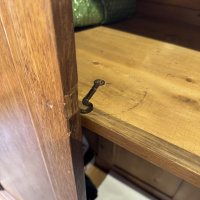 French Linen Cupboard, 1920âs, French walnut thumbnail