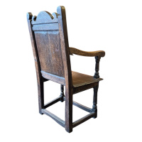 Wainscot style chair c.1890 thumbnail