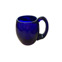 Bristol Blue Glass mug with handle thumbnail
