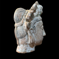 Terracotta Han style head. Circa 1920 thumbnail