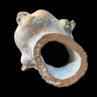 Terracotta Han style head. Circa 1920 thumbnail
