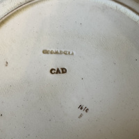 Wedgwood majolica dinner plates x 9. 19th Century thumbnail