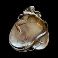 Large WMF calling card dish, Art Nouveau  thumbnail