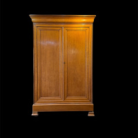 French Linen Cupboard, 1920âs, French walnut thumbnail