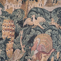 Antique Tapestry âBestiaireâ the menagerie thumbnail