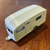 1950âs Matchbox MOKO Lesney No. 23 Berkeley Cavalier Caravan thumbnail