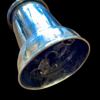 Antique silver pepper grinder. Birmingham 1896 thumbnail