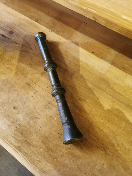 Antique Bronze Pestle and Mortar 