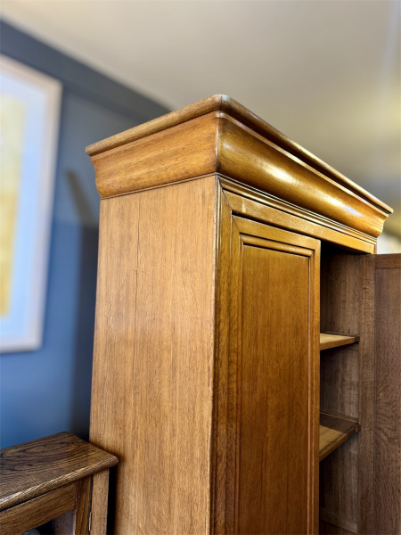 French Linen Cupboard, 1920âs, French walnut