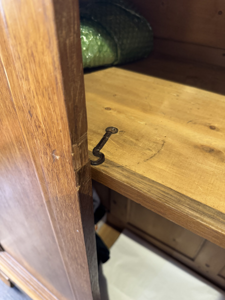 French Linen Cupboard, 1920âs, French walnut
