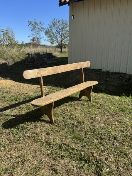 French Walnut bench