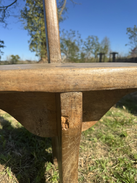 French Walnut bench