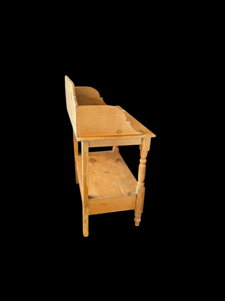 Antique pine washstand with drawer