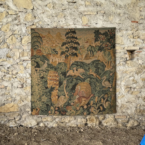 Antique Tapestry âBestiaireâ the menagerie