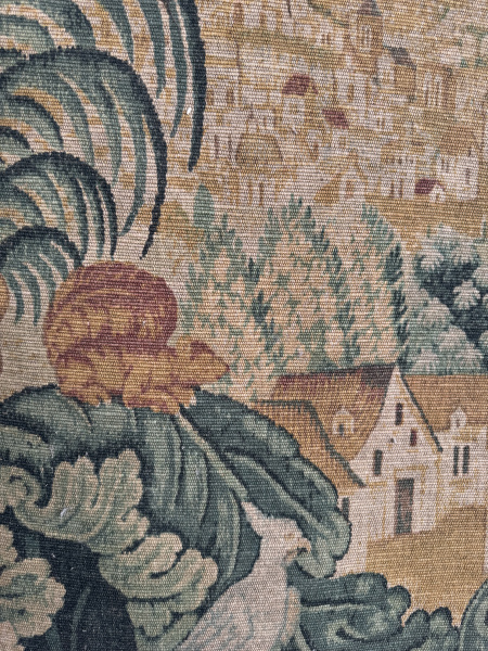 Antique Tapestry âBestiaireâ the menagerie