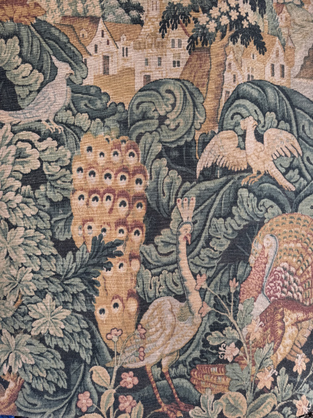 Antique Tapestry âBestiaireâ the menagerie
