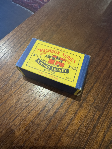1950âs Matchbox MOKO Lesney No. 23 Berkeley Cavalier Caravan